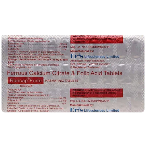 raricap forte tablet 30's